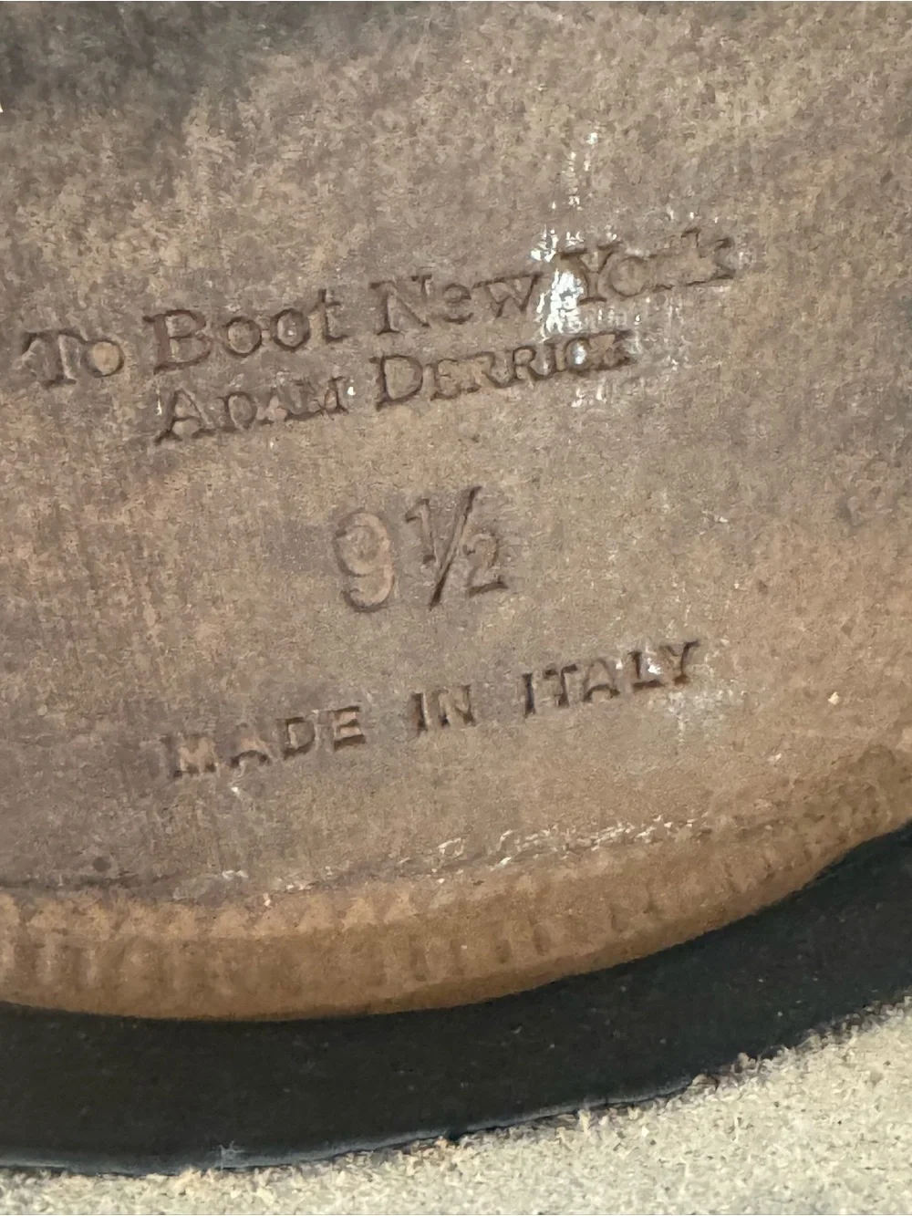 To Boot New York Leather Brown Chukka Boot